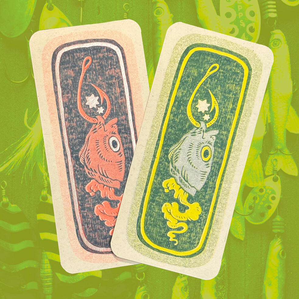 Hooked- Riso Prints